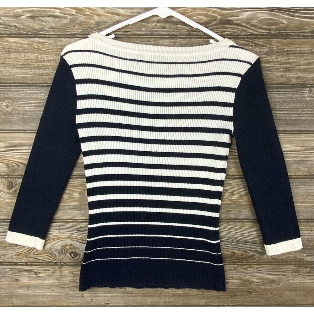 Tommy Hilfiger Striped Women’s Knit Sweater - Picture 9 of 9